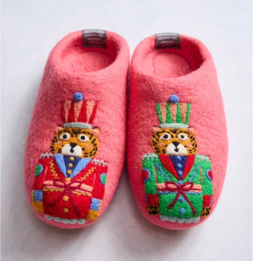 French Knot Nutcracker Slippers - image 4